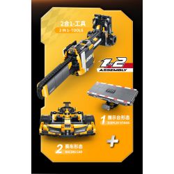 XINZHUAN XZ0002 Xếp hình lắp ráp ghép mô hình Xe công thức 1 McLaren F1
