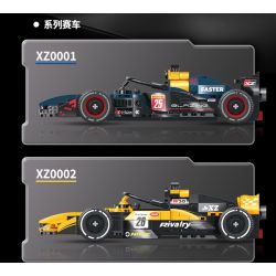 XINZHUAN XZ0002 Xếp hình lắp ráp ghép mô hình Xe công thức 1 McLaren F1