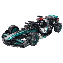 XINZHUAN XZ0003 Xếp hình lắp ráp ghép mô hình Xe công thức 1 Mercedes F1