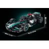 XINZHUAN XZ0003 Xếp hình lắp ráp ghép mô hình Xe công thức 1 Mercedes F1