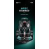 XINZHUAN XZ0003 Xếp hình lắp ráp ghép mô hình Xe công thức 1 Mercedes F1