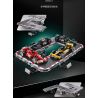 XINZHUAN XZ0003 Xếp hình lắp ráp ghép mô hình Xe công thức 1 Mercedes F1