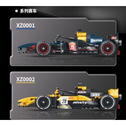 XINZHUAN XZ0003 Xếp hình lắp ráp ghép mô hình Xe công thức 1 Mercedes F1