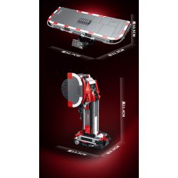 XINZHUAN XZ0004 Xếp hình lắp ráp ghép mô hình Xe công thức 1 Ferrari F1