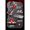 XINZHUAN XZ0004 Xếp hình lắp ráp ghép mô hình Xe công thức 1 Ferrari F1