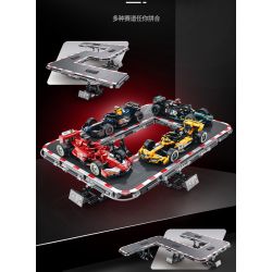 XINZHUAN XZ0004 Xếp hình lắp ráp ghép mô hình Xe công thức 1 Ferrari F1