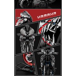 TMQ X6601 Xếp hình lắp ráp ghép mô hình Xe máy Yamaha Shark