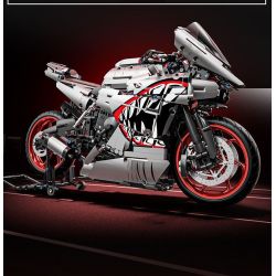 TMQ X6601 Xếp hình lắp ráp ghép mô hình Xe máy Yamaha Shark