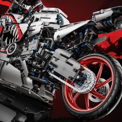 TMQ X6601 Xếp hình lắp ráp ghép mô hình Xe máy Yamaha Shark