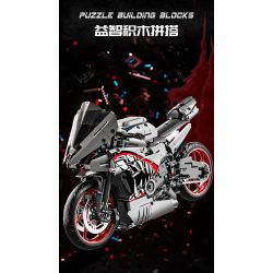 TMQ X6601 Xếp hình lắp ráp ghép mô hình Xe máy Yamaha Shark