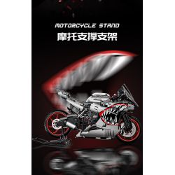 TMQ X6601 Xếp hình lắp ráp ghép mô hình Xe máy Yamaha Shark