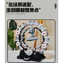 Jiqi JQ1165 Xếp hình lắp ráp ghép mô hình nâng thanh kiếm lớn