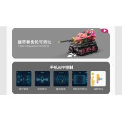 No license PL012 Xếp hình lắp ráp ghép mô hình Mèo âm nhạc biến thành robot 5 trong 1