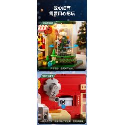 Xingya Premium 89139 Gift Factory Xếp hình lắp ráp ghép mô hình nhà máy sản xuất quà tặng