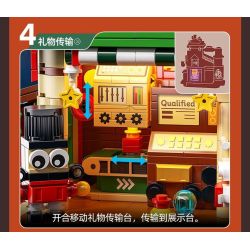 Xingya Premium 89139 Gift Factory Xếp hình lắp ráp ghép mô hình nhà máy sản xuất quà tặng