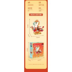 JAKI BK003 Wealthy Colt Xếp hình lắp ráp ghép mô hình chú ngựa con giàu có