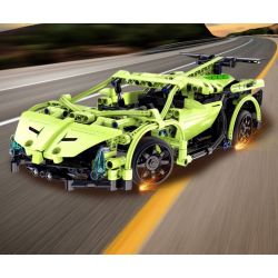 DOUBLEE CADA C51007 51007 non  XE THỂ THAO bộ đồ chơi xếp lắp ráp ghép mô hình  SWORD SPORTCAR Kỹ Thuật Công Nghệ Cao Mô Hình Phương Tiện 453 khối