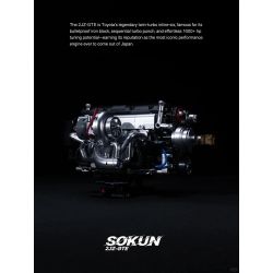 Pibo PB8814 Xếp hình lắp ráp ghép mô hình SOKUN: Động cơ 2JZ-GTE