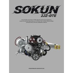 Pibo PB8814 Xếp hình lắp ráp ghép mô hình SOKUN: Động cơ 2JZ-GTE
