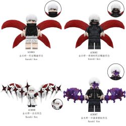 unknown AC0004 unknown AC0005 unknown AC0006 unknown AC0007 Tokyo Ghoul Xếp hình lắp ráp ghép mô hình Tokyo Ghoul 4 loại nhân vật nhỏ