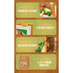 Wekki 518302 Xếp hình lắp ráp ghép mô hình Hoàng tử bé: Hẹn hò lúc hoàng hôn Sách