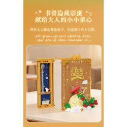 Wekki 518302 Xếp hình lắp ráp ghép mô hình Hoàng tử bé: Hẹn hò lúc hoàng hôn Sách