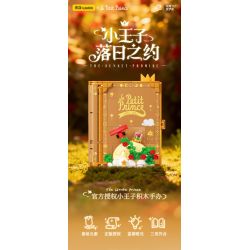 Wekki 518302 Xếp hình lắp ráp ghép mô hình Hoàng tử bé: Hẹn hò lúc hoàng hôn Sách