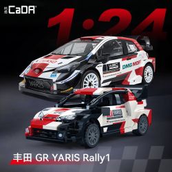 CaDA DoubleE C55039 Toyota GR Yaris Rally 1 Xếp hình lắp ráp ghép mô hình 丘田 GR Yaris Rally1 1:24