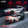 CaDA DoubleE C55041 Toyota GR Supra GT4 Xếp hình lắp ráp ghép mô hình Toyota GR Supra GT4 1:24