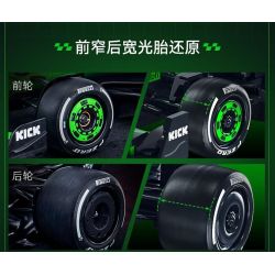 CaDA DoubleE C55082 Xếp hình lắp ráp ghép mô hình Đội Sauber F1 KICK Đội F1 Sauber C45