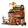 Lumibricks FunWhole 11015 Xếp hình lắp ráp ghép mô hình Thế giới Steampunk: Cửa hàng sửa chữa máy móc