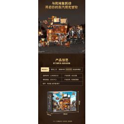 Lumibricks FunWhole 11015 Xếp hình lắp ráp ghép mô hình Thế giới Steampunk: Cửa hàng sửa chữa máy móc