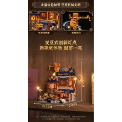 Lumibricks FunWhole 11015 Xếp hình lắp ráp ghép mô hình Thế giới Steampunk: Cửa hàng sửa chữa máy móc