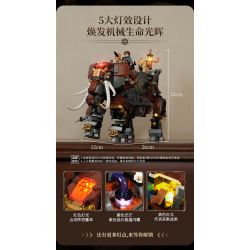Lumibricks FunWhole 11014 Xếp hình lắp ráp ghép mô hình Thế giới Steampunk: Con voi cơ khí