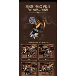 Lumibricks FunWhole 11014 Xếp hình lắp ráp ghép mô hình Thế giới Steampunk: Con voi cơ khí