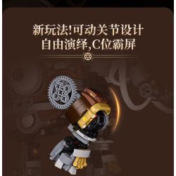 Lumibricks FunWhole 11014 Xếp hình lắp ráp ghép mô hình Thế giới Steampunk: Con voi cơ khí
