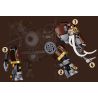 Lumibricks FunWhole 11014 Xếp hình lắp ráp ghép mô hình Thế giới Steampunk: Con voi cơ khí