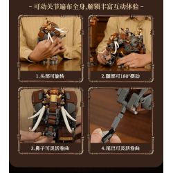 Lumibricks FunWhole 11014 Xếp hình lắp ráp ghép mô hình Thế giới Steampunk: Con voi cơ khí