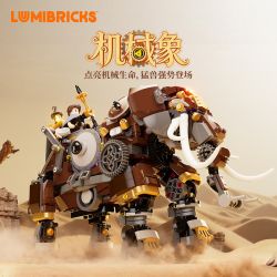 Lumibricks FunWhole 11014 Xếp hình lắp ráp ghép mô hình Thế giới Steampunk: Con voi cơ khí