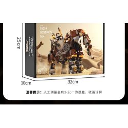 Lumibricks FunWhole 11014 Xếp hình lắp ráp ghép mô hình Thế giới Steampunk: Con voi cơ khí