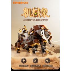 Lumibricks FunWhole 11014 Xếp hình lắp ráp ghép mô hình Thế giới Steampunk: Con voi cơ khí