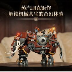 Lumibricks FunWhole 11014 Xếp hình lắp ráp ghép mô hình Thế giới Steampunk: Con voi cơ khí