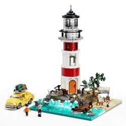 Lumibricks FunWhole 18007 Sunrise Lighthouse Xếp hình lắp ráp ghép mô hình Chuyến đi đường: Ngọn hải đăng Shoreline