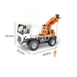 DOUBLEE CADA C51013 51013 non  XE CẨU HÀNG bộ đồ chơi xếp lắp ráp ghép mô hình  MOBILE CRANE Kỹ Thuật Công Nghệ Cao Mô Hình Phương Tiện 838 khối