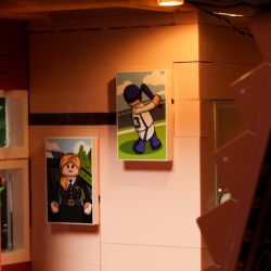 Lumibricks FunWhole 15009 Redbrick Row House Xếp hình lắp ráp ghép mô hình Cuộc sống thị trấn nhỏ: biệt thự gạch đỏ