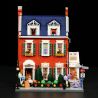 Lumibricks FunWhole 15009 Redbrick Row House Xếp hình lắp ráp ghép mô hình Cuộc sống thị trấn nhỏ: biệt thự gạch đỏ