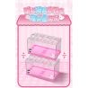 TOP TOY TC3103 Xếp hình lắp ráp ghép mô hình Thời gian rảnh rỗi của Sanrio Meow Meow Meow House BOX Coolomi, Melody