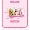 TOP TOY TC3103 Xếp hình lắp ráp ghép mô hình Thời gian rảnh rỗi của Sanrio Meow Meow Meow House BOX Coolomi, Melody