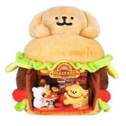 TOP TOY TC3601 Burger Shop Xếp hình lắp ráp ghép mô hình Line Puppy sắp khai trương: nhà hàng thức ăn nhanh burger
