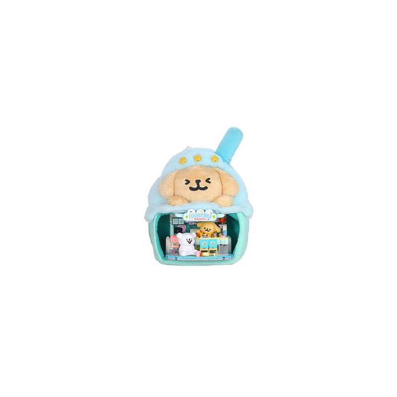 TOP TOY TC3604 Bubble Tea Xếp hình lắp ráp ghép mô hình Line Puppy sắp khai trương: quán trà sữa trân châu